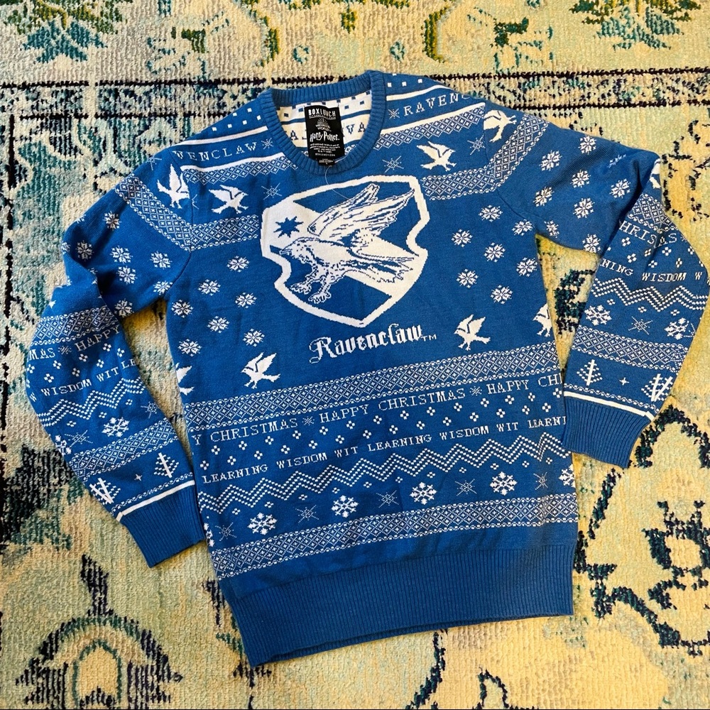 Harry Potter Ravenclaw Intarsia Cardigan BoxLunch